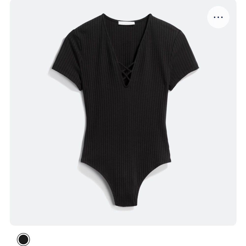 Lush Black Knot Bodysuit L - image 1